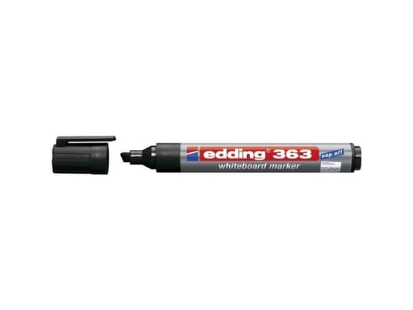 Whiteboardmarker edding 363, skrå, sort