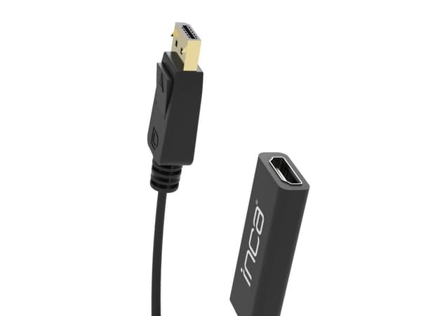 INCA Adapter IDTH-07 DisplayPort > HDMI, 4K, 0.2m retail