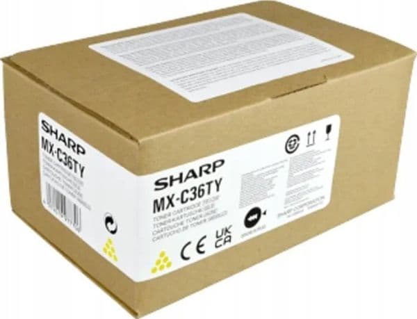 Sharp MXC36TY, 11700 sivua, Keltainen, 1 kpl