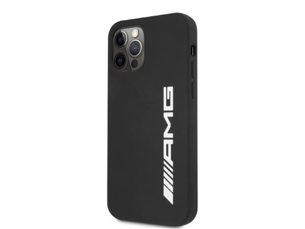 AMG silikondeksel med stor logo til iPhone 12 Pro Max - sort