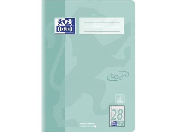 OXFORD skrivebok TOUCH rutete DIN A4 16 ark