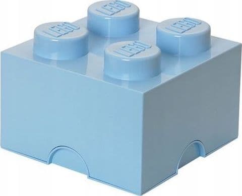 Lego Storage Brick 4 vaaleansininen