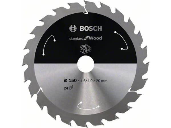 Bosch RUNDSÅG BLAD ACCU STD TRÄ 150X20MM 24T