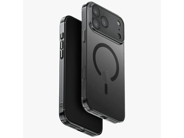 Uniq Airsuit-deksel for iPhone 17 Pro Max Magclick-lading - sort