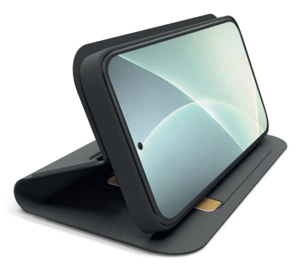 SBS Wallet Smooth Case for Xiaomi 17 with Flip - Black