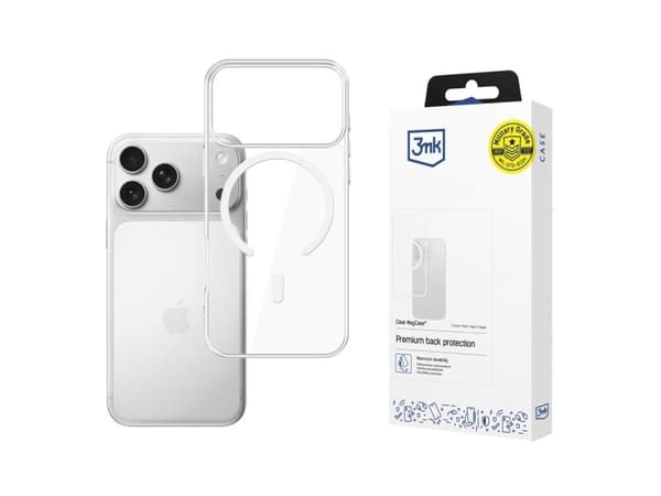 3mk Clear MagCase pro til Apple iPhone 17 Pro Max
