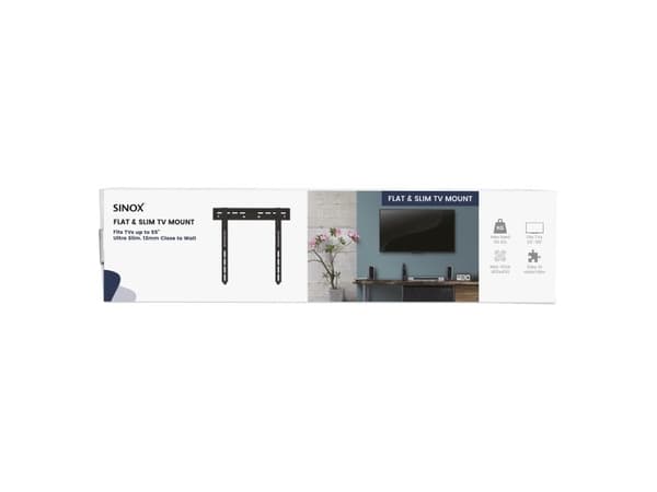 Sinox One TV väggfäste 32\"-55\". Svart
