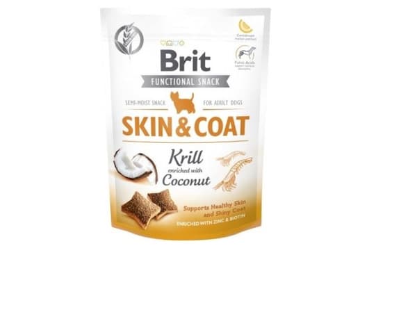 BRIT Functional Snack Skin&Coat Krill 150g