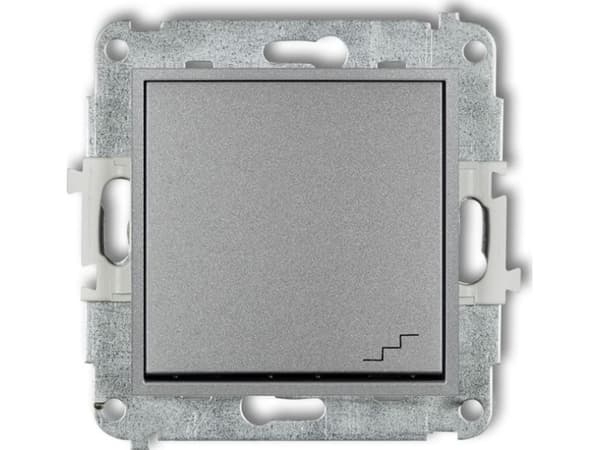 Karlik mini trappbrytare silver metall (7MWP-3)