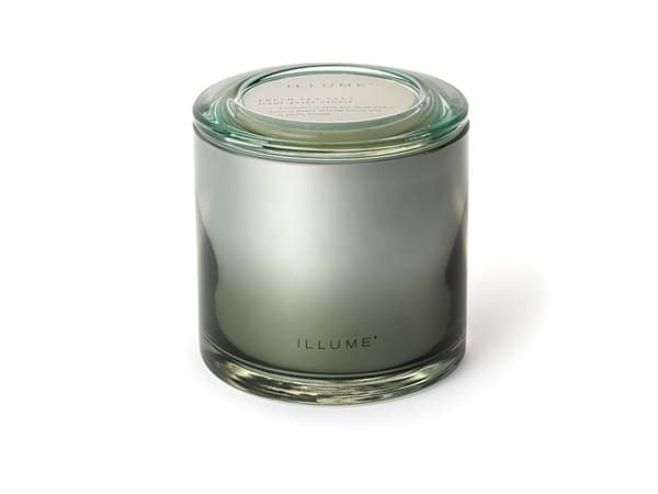 ILLUME Fresh Sea Salt Statement Glas Duftlys, Blå,
