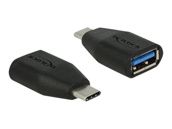 Delock - USB-adapter - USB-C (hann) til USB-type A (hunn) - USB 3.0 - svart