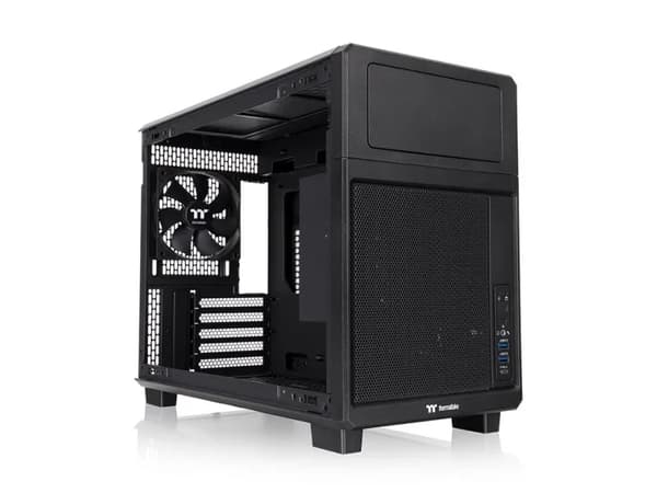 Thermaltake TR200 WS, PC, Sort, Mini-ITX, micro ATX, Stål, SPCC, 17,5 cm, 36,5 cm