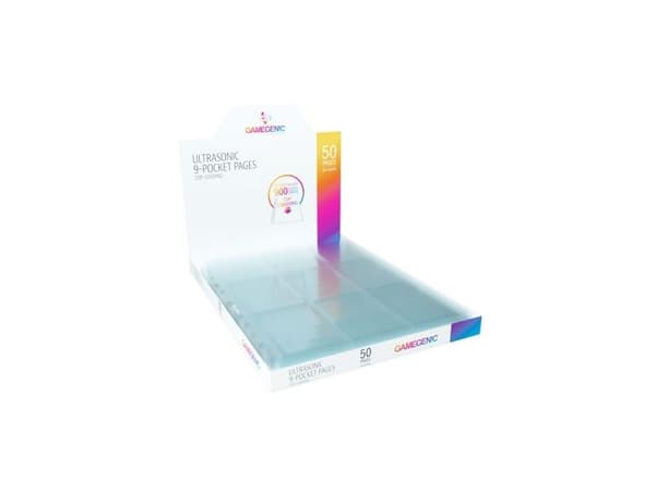 GameGenic Ultrasonic 9-Pocket Pages Topload (50)