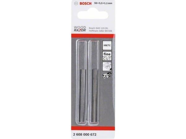 Bosch hyvelknivar HM 56 mm 2 st