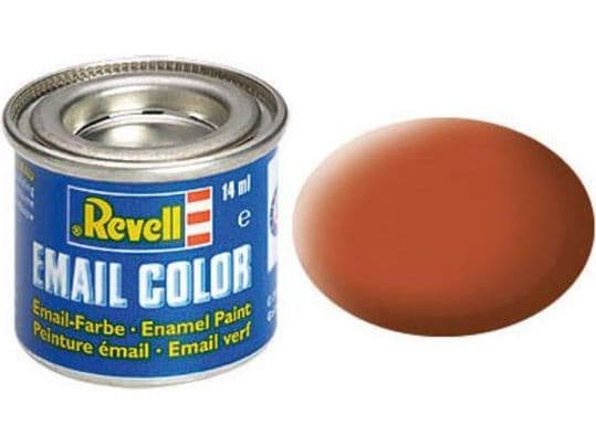 Emalj 14 ml, brun matt