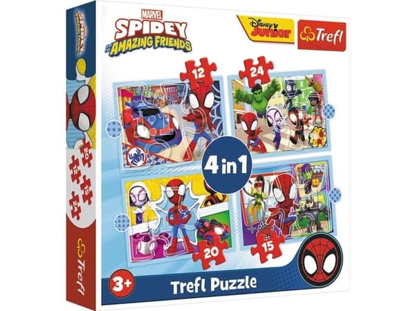 Trefl 34611, 24 styck, Andra, 4 År
