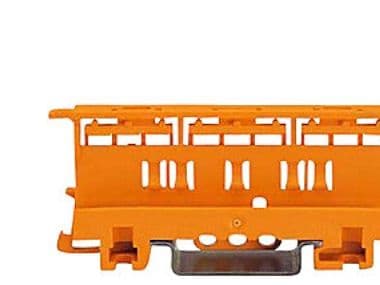 Holder til samlemuffe i serie 221, 0,2-4 mm², orange
