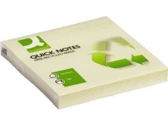 Q-CONNECT KF05609, Gul, 76 mm, 76 mm, 12 styck