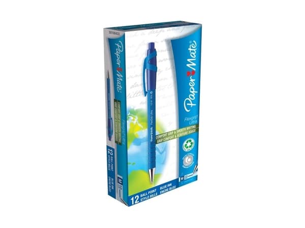 Papermate Flexgrip Ultra, 12, medium Blue, Blå, 12 styck