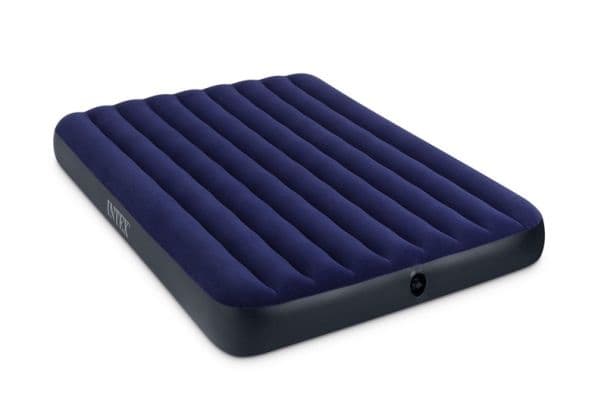 Intex Klassisk Downy Luftmadras 152x203x25 cm