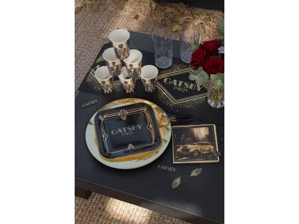 Gatsby pappfat, 10 stk