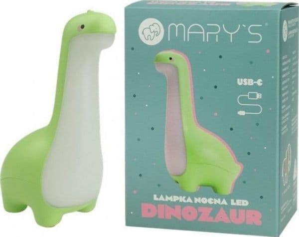 Plexido LED nattlampe dinosaur