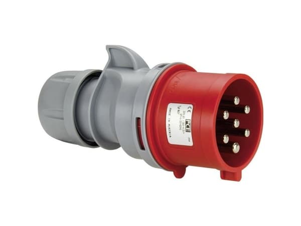 Cee-pistoke 32A 7P 400V - 027-6V Cee