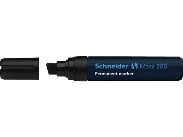 Schneider Maxx 280 - Markør - permanent - svart - 4-12 mm - bred