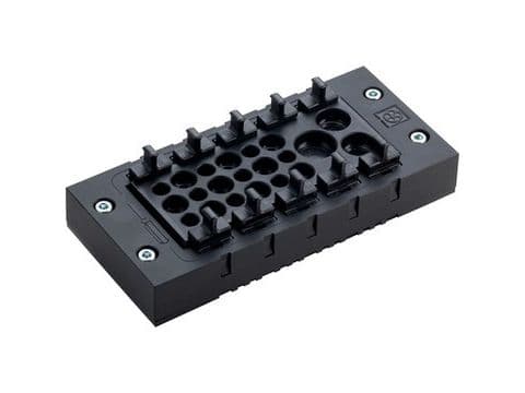 Lapp SKINTOP CUBE MULTI, Kaapelinkulkukappale, Musta, Polyamidi, Kiinni kierrettevä, CE