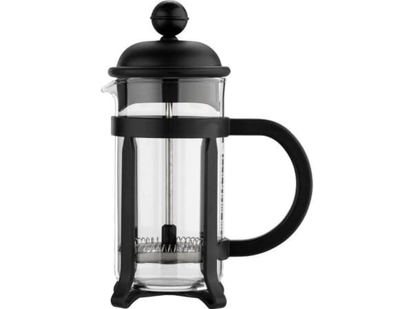Bodum JAVA, Fransk press, 0,35 l, Svart, Transparent, Glas, Rostfritt stål
