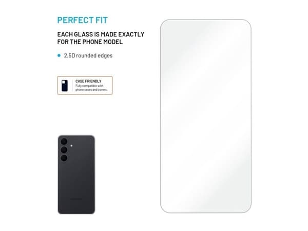 Fixed Screen protector | Samsung | Galaxy S25 FE | Tempered glass | Transparent