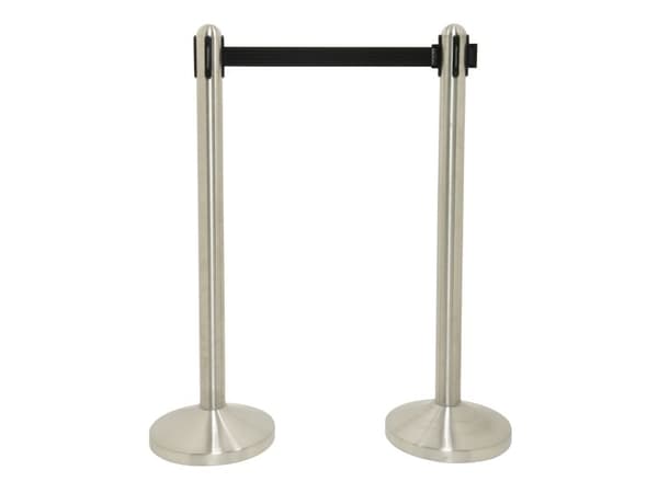 Barrier set securit, teräs, musta teippi