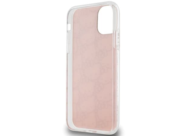 Hello Kitty IML gradient electrop crowded kitty-head case för iPhone 11 / Xr - Rosa