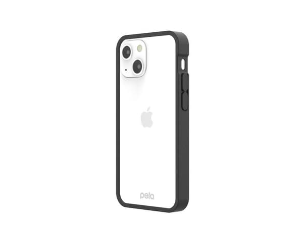 Pela Clear Case för iPhone 13 mini - Svart