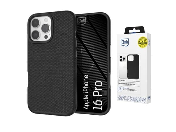 3mk Fortis MagCase för iPhone 16 Pro - svart