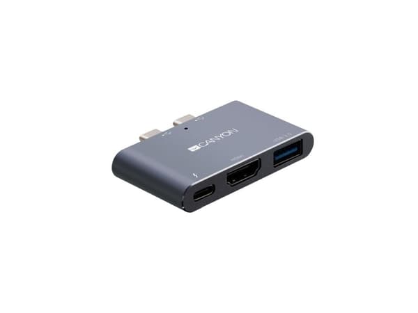 Canyon DS-1 - Dockningsstation - USB-C x 2 - HDMI