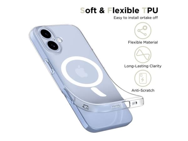 Tech-Protect FlexAir MagSafe-deksel til iPhone 17 - klar