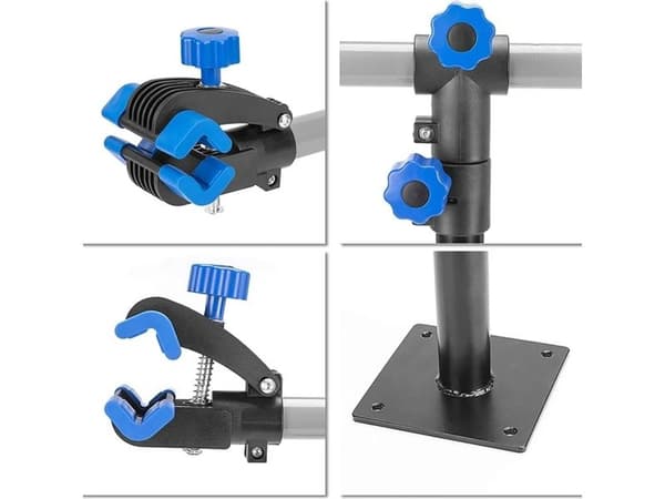 Rockbros MP-01 tabletop service stand for bicycles with knobs - black