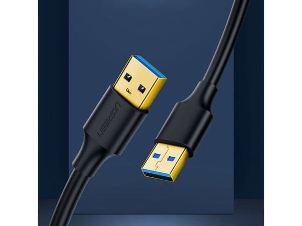 Ugreen - USB-kabel - USB typ A (hane) till USB typ A (hane) - USB 3.0 - 2 m - tvinnad