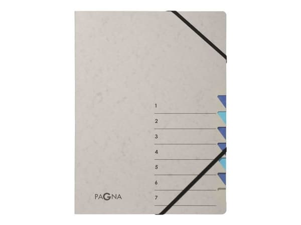 PAGNA Organiser DIN A4 7-rom grå