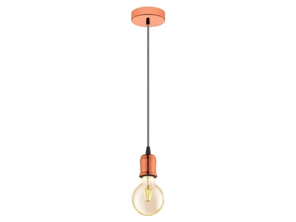EGLO YORTH upphäng E27 2 m TERN/blank koppar