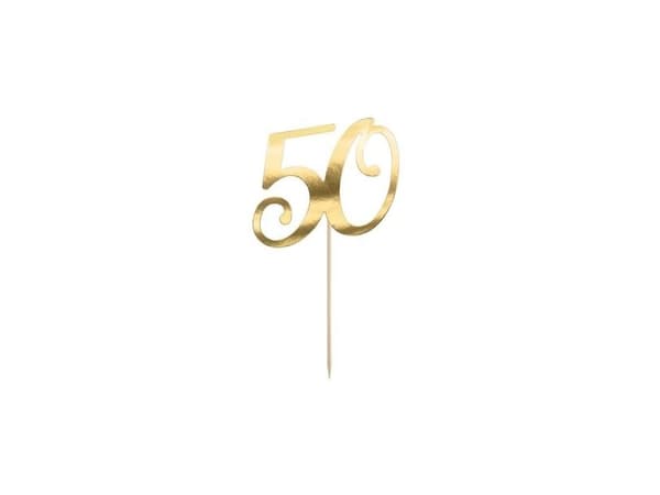 Kagepynt 50 guld