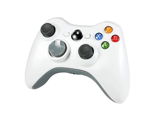 Strado Bluetooth-kontroller för XBOX 360 vit (GPX36)