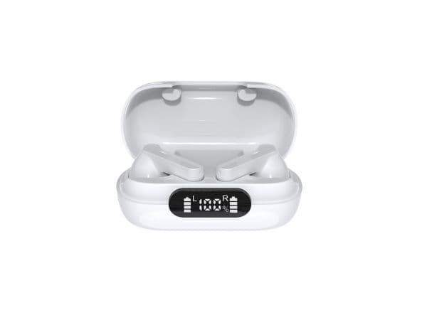 DENVER - True wireless-hodetelefoner med mikrofon - i øret - Bluetooth