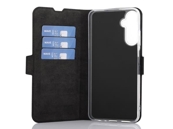 Wave -BC-SS-A05S-BK, Folio, Samsung, Galaxy A05s, Svart