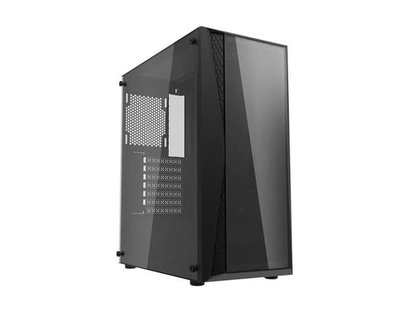 Darkflash DK352 Plus tietokonekotelo + 4 tuuletinta (musta)