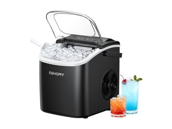 Euhomy IM001 ice cube maker, 1.2 l, 12 kg (black)