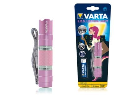 Varta - Taskulamppu - LED - 0,5 W - valkoinen valo - vaaleanpunainen väri