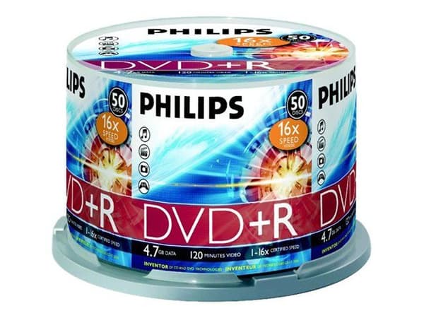 Philips DVD+R DR4S6B50F/00, DVD+R, 4,7 GB