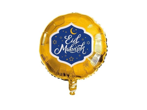 Eid Mubarak folieballon, 45 cm